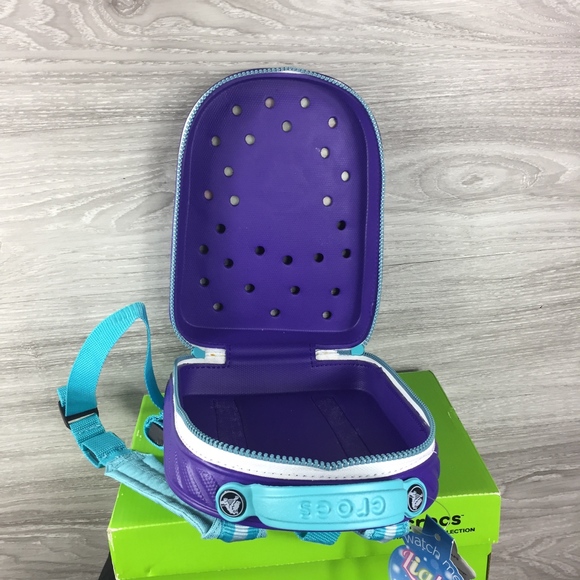Crocs Purple Butterfly Light Up Backpack - Picture 5 of 7